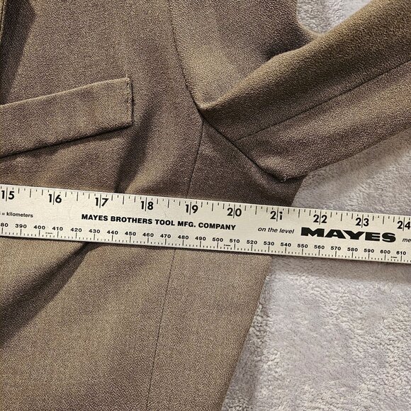 Norton McNaughten Skirt Blazer Set Womens 10 Brown Jacket Pencil Skirt USA Made - Picture 4 of 15